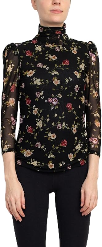 Catherine Malandrino Turtle Sleeves Floral